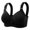 T1-Black, variant on Women's Comfort Wireless Lightweight Full Coverage Bra Plus Size Supportive Everyday Seamless Gathering Lift Side Smoothing Comfortable Design,Color: T1-Purple Size: 44