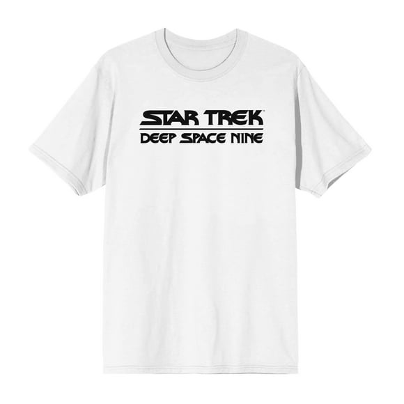 Star Trek Deep Space Nine Title White T-Shirt