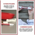 thumbnail image 7 of Bread Lame - Red Bread Scoring Tool - Set of 10 Stainless Steel Blades - Bakers Dough Scorer - Best Sourdough Bread Baking Supplies, 7 of 7