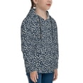 thumbnail image 3 of Easygdp Small White Flowers Boys Hoodie Kids Sweatshirt Youth Pullover With Hood-Small, 3 of 6