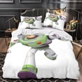 thumbnail image 1 of Houkig Buzz Lightyear Duvet Cover 3d Bedding Set Anime Characters Quilt Cover Soft Microfiber For Childrens And Adults Printed Duvet Cover Set With Pi, 1 of 5