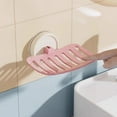 thumbnail image 1 of Suction Cup Soap Dish for Shower - Shower Bar Soap Holder Wall-Mounted - Self-Draining Soap Tray Soap Container - Shampoo Bar Holder Sponge Holder for Bathroom, 1 of 1