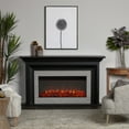 thumbnail image 7 of Real Flame 4830E Sonia 69" Wide 5,100 BTU Landscape Electric Mantel Fireplace - White, 7 of 7