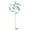 Blue, variant on 3-Inch Leaf Decoration with LED Light, Single Branch Cutting for Indoor Desktop Holiday Decor, Warm White Battery-operated Table Centerpiece,Blue