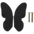 thumbnail image 6 of FRCOLOR Butterfly Cabinet Handles with Black Aluminum Alloy Finish for Home Use 1 Pair, 6 of 8