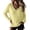 Yellow, variant on JoveMarine Womens Tops V Neck Pullover - Long Sleeve Cable Knit Sweater Color, Tops for Women Cozy Warm Knit Top,Black L