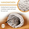 thumbnail image 5 of K&H Pet Products Knitted Pet Bed Gray 17 X 4 Inches, 5 of 7