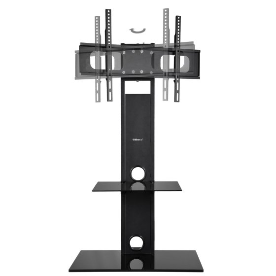 Allieroo TV Stand with Mount Swivel Floor for Most 26 65 inch TVs