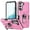 Pink, variant on YEYKX Case for Samsung Galaxy S20 FE 2022/S20 FE 5G/S20 FE, Ring Holder Kickstand Anti-Fingerprint Non-slip Anti-Drop Heavy Duty Defender Rugged Case Cover for Samsung S20 FE Phone 6.5"