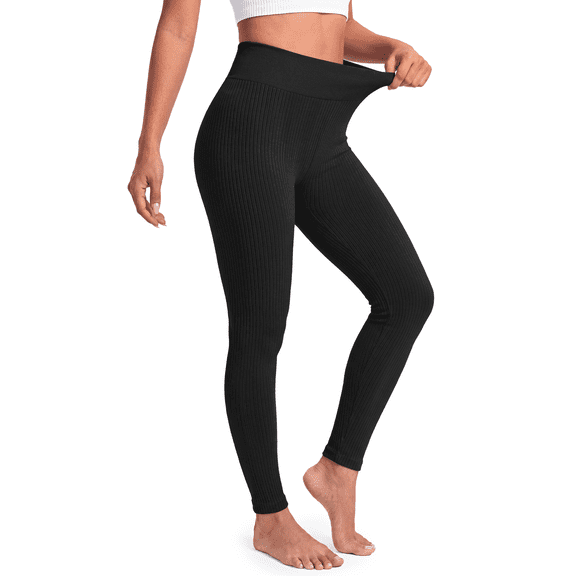 Fantaslook High Waisted Leggings for Women Tummy Control Sweatpants Soft Workout Yoga Pants Athletic Jogger Leggings Regular