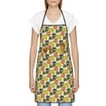 thumbnail image 3 of Disketp Monstera Leaves Kitchen Apron with adjustable Aprons for Women with Pockets Cooking Powder Pink Apron, 3 of 7