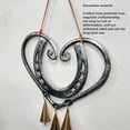 thumbnail image 3 of Windchime Ornament, Hanging Windchime Decoration Exquisite Heart Shaped Rustproof Romantic  For Door For Kitchen, 3 of 8