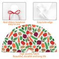 thumbnail image 4 of Yiaed Vegetables Print Christmas Tree Skirt , Tree SkirtsTree Mat for Christmas Winter Holiday Indoor Decorations-48", 4 of 7