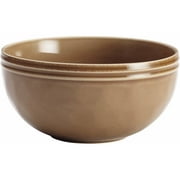 Rachael Ray Cucina Dinnerware 5-1/2-Inch Stoneware Cereal Bowl, Mushroom Brown