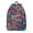 Earthy, variant on Fish Creatures Ocean Travel Backpack – Vintage Style Canvas Bookbag with Nautical Coral Pattern, Durable Oxford Material, Large Capacity, Anti-theft Features for School, Outdoor Activities, and Travel