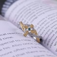 thumbnail image 3 of EOEMY 925 Sterling Silver Rings Cross Zircon Ring Women Romantic Fashion Jewelry 6-10-6, 3 of 6