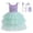 C, variant on Little Girls Mermaid Costume Princess Birthday Outfit Dressed Up, 2-7Y