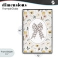 thumbnail image 4 of Stupell Industries Cottage Sunnyside Bow in Gingham Black Framed Giclee Art, 12 x 18, by Ink Drop Loft, 4 of 8