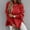 Red, variant on Women's Sweater Half High Neck Loose Solid Color Long Sleeve Thick Sweater Duster Sweaters for Women 3x Coats for Women plus plus Size Jackets for Women 4x-5x Women Long Sweaters Cardigan Light
