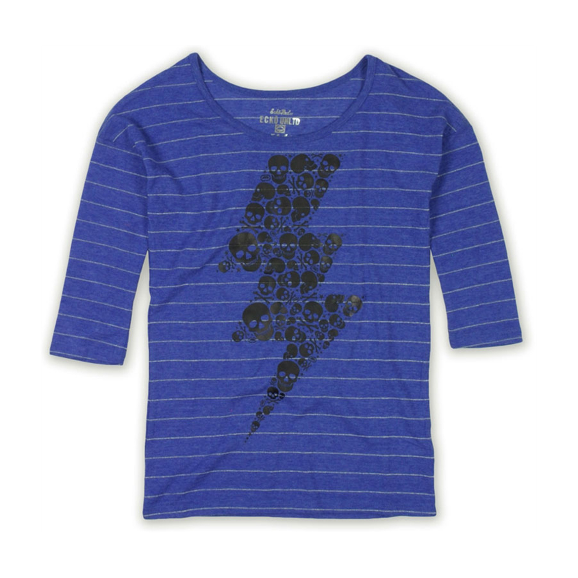 Ecko Unltd. T-Shirt Graphique pour Femmes Ls Vnk MTLC à Bretelles Skull, Violet, Petit