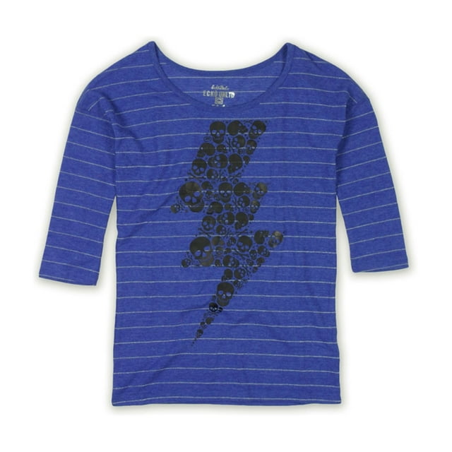 Ecko Unltd. T-Shirt Graphique pour Femmes Ls Vnk MTLC à Bretelles Skull, Violet, Petit