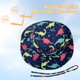 thumbnail image 4 of Zando Beach Baby Sun Hat UPF 50+ Sun Protection Wide Brim Summer Baby Boy Bucket Hats Cute Toddler Sun Hats for Boy Navy Dinosaur L, 4 of 8
