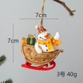 thumbnail image 1 of Colgante de resina de Papá Noel, muñeco de nieve, hombre de jengibre, decoración de árbol de Navidad, adornos DIY, juguetes para niños, Noel Kerst 2023, 1 of 4