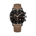 thumbnail image 2 of CIENVNSTG Fashion Men Leisure Business Date Alloy Case Synthetic Pu Leather Analog Quartz Sport Watch Male Luxury Clock, 2 of 3