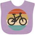 thumbnail image 3 of Inktastic Bicycle Vintage Cyclist Sunset Boys or Girls Baby Bib, 3 of 4