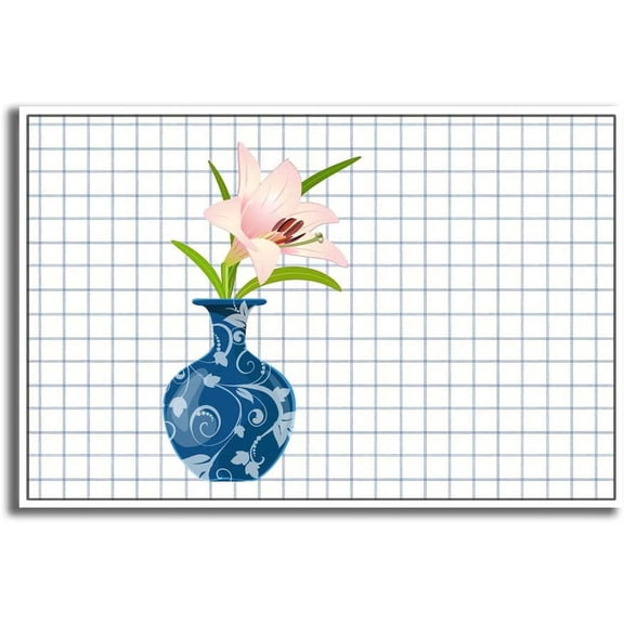 IDEA4WALL Framed Canvas Wall Art for Living Room, Bedroom Vase Canvas Prints for Modern Home Decoration Ready to Hang