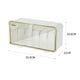 thumbnail image 4 of Caja organizadora de calcetines, ropa interior y corbatas, transparente, para colgar en la pared, multifuncional. Blanco, 4 of 4