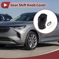 thumbnail image 2 of Cubierta de pomo de cambio de marcha antideslizante Unique Bargains para automóvil, protector de manija de cambio para Buick Envision 15-20, cuero sintético negro y gris, 2 of 6