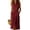 *Wine, variant on ClodeEU Women's Sleeveless Collared Linen Blend Midi Shirt Dress,Button Front Wrap Dress with Pockets Black,Women's Plus L