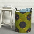 thumbnail image 1 of YFYANG Waterproof Laundry Hamper, Abstract Floral Pattern Laundry Basket Oxford Fabric with Handle Foldable, S, 1 of 8