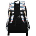 thumbnail image 3 of FORMRS Kids School Backpack Elementary Student Unisex Travel Bookbag with Reflective Stripes, White Hand Drawn Sailboats, 3 of 7