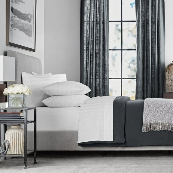 Member’s Mark 700-Thread-Count Hotel Premier Collection Egyptian Cotton Stripe Sheet Set, Assorted Sizes