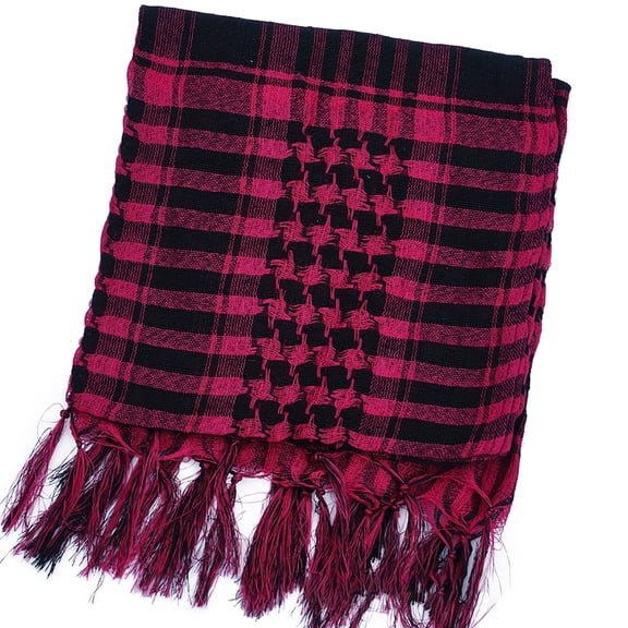 Winter Scarf for Women, Cotton Neck Scarf with Tassels, Warm Head Wrap for Cold Weather, Outdoor Camping Travel Accessory, Lightweight Fashion Shawl for Daily Wear Hot Pink