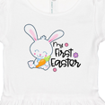 thumbnail image 4 of Inktastic My 1st Easter with Cute Bunny and Carrot Girls Toddler Dress, 4 of 5