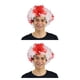 thumbnail image 3 of Vogacara Peluca de payaso Cabello Pelos sintéticos Aficionados al fútbol Fiestas de aplicación amplia Tocados multicolores Accesorios de Type4 NO4, 3 of 6