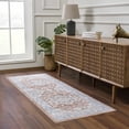 thumbnail image 4 of Hauteloom Ember Living Room, Bedroom Machine Washable Area Rug - Multi, Gray - 6'7"-Round, 4 of 19