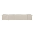 thumbnail image 5 of Moe's Home Collection Fable Slipcover Dining Banquette U-Shape Beige 168In, 5 of 10
