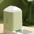 thumbnail image 2 of Comedero automático para perros de 3,5 l, dispensador por gravedad extraíble e higiénico, juego de comedero y bebedero para mascotas cerrado de color verde, 2 of 8