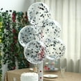 thumbnail image 5 of Efavormart 10 Pack 12" Clear Confetti Balloons Party Balloons Filled With Black Confetti Dots, 5 of 10