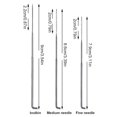 thumbnail image 4 of 60 Pcs/set Felt Needles Wooden Handle Clear Storage Bottle felt needle kit; 3 Size Felt Punch Needles Tool Kit, 4 of 8