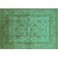 thumbnail image 1 of Ahgly Company Indoor Rectangle Oriental Turquoise Blue Industrial Area Rugs, 7' x 10', 1 of 4