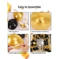 thumbnail image 6 of 149Pcs Black & Gold Balloon Garland Arch Kit - Metallic Gold, Confetti & Starburst Foil Balloons for Birthday, Wedding & Graduation Party Decorations, 6 of 6