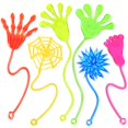 thumbnail image 1 of Paquete De 48 Recuerdos De Fiesta Con Manos Pegajosas, 6 Tipos De Bolsas De Regalos, Caja De Tesoro Para Profesores, Premios, Recompensas En El Aula, Rellenos De Piata, Regalos De Fiesta A Granel Para, 1 of 5