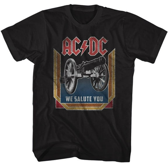 AC/DC We Salute You Black Adult T-Shirt 4Xlt