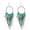 Green, variant on Bohemian Women Beads Tassel Round Dangle Long Hook Earrings Statement Jewelry