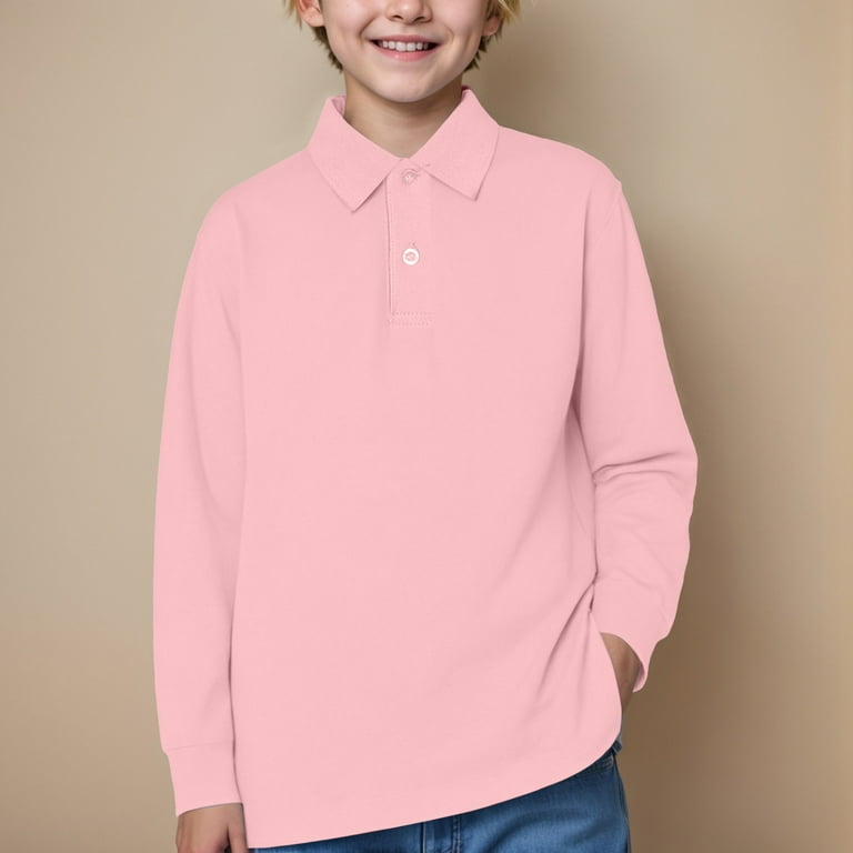 Boys Clothes 3T Red Polo Shirts For Boys Polo School Uniform Shirt